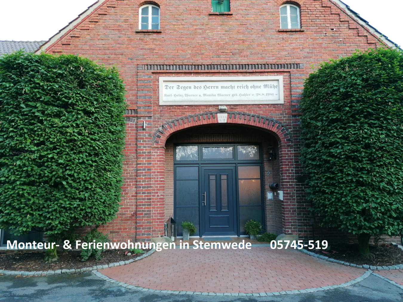 Monteur- & Ferienwohnungen in Stemwede      05745-519